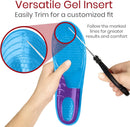 Envelop Gel Insoles for Men & Women - Shoe Inserts for Walking, Running, Hiking, Standing All Day - Cushion Soles for Heels, Arch Support, Plantar Fasciitis, Flat Feet - Fit Sneakers, Boots (1 Pair) — 8