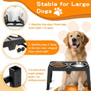 Elevated Dog Bowls for Large Dogs 5 Adjustable Heights 7.5"-15.4", 2 X-Large…