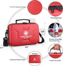 Gevoke 410 Piece Waterproof Hard Shell First Aid Kit, Red — 4