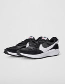 Nike Women's Waffle Debut Shoes - Black/White/Orange/Clear — 6