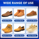 Suede Shoe Cleaner Kit, No-Rinse Foam Suede and Nubuck Cleaner — Remove Stain, Dirt & Water Mark for Suede Fabric — 7
