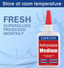 60g Medium CA Glue Premium Glue for Wood,Metal,Model Kit,Home Repair,DIY — 6