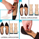 BraceAbility Medial & Lateral Heel Wedge Silicone Insoles (Pair) - Supination & Pronation Corrective Adhesive Shoe Inserts for Foot Alignment, Knock Knee Pain, Bow Legs, Osteoarthritis — 7