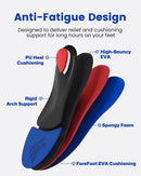 WalkHero Arch Support Inserts, Plantar Fasciitis Insoles with Max Cushion