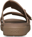 Crocs Women's Brooklyn Buckle Low Sandals – Latte — 2