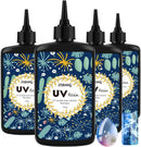 Crystal Clear UV Resin, 1000 g Casting and Coating Kit（250g*4） — 1