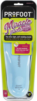 PROFOOT Original Miracle Insoles for Women (Sizes 6-10) – Self-Molding Ultra Light Memory Foam Shoe Inserts for Comfort & Support — 1