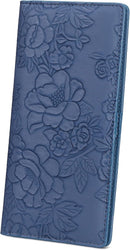 FALAN MULE Ultra Slim Thin Wallet for Women Bifold Leather RFID Blocking Designer Credit Card Holder