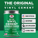 HH-66 Vinyl Cement 4 oz - Waterproof PVC & Vinyl Glue for Pools, Tarps — 2