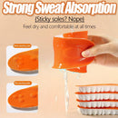 2026 New Steppers Insoles for Men & Women,4D Cloud Massage Memory Foam Insoles with Arch Support for All-Day Comfort(Orange, Men 10 / Women 11) — 4