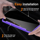 Wiaocit Tempered Glass Privacy Screen Protector for iPhone 16 Pro Max — 3