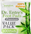 100 Pack Value Foot Pads | Organic Foot Care Support, Easy Application 1