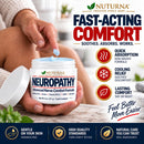 Neuropathy Nerve Cream - Fast-Acting Maximum Strength 3.7% Menthol for Feet, Hands, Legs & Toes - Cooling Nerve Comfort - Non-Greasy with Arnica, MSM & Aloe Vera - Made in USA - XL 8 oz Value Size — 3