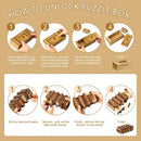 Hanaive 5 Pack Christmas Wooden Puzzle Box Brain Teaser Gift — 3