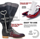 Boot Stretchers for Cowboy Boots Thick Wide Feet, Adjustable Men Women Shoe High Instep & Width Toe Box Expander | red — 5