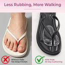 Metatarsal Pads for Flip-Flops, Ball of Foot Cushion, 2 Pairs, Clear 6