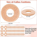84 Pcs Callus Cushions for Bottom of Feet Self Adhesive Donut Corn Remover Pads Corn Patches for Foot Toes Blister Bunion Wart Pain Relief Prevention Pads,Skin Color — 3