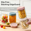 NETANY 6-pack 16 oz Overnight Oats Containers with Lids, Glass jars with Airtight Lids, Wide mouth Mason Salad jars,… — 4