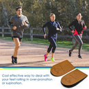 Dr. Shoesert 3 Layers Adjustable Orthopedic Heel Wedge Inserts, Supination & Pronation Correction Insoles for Bow Legs, Knee Pain, Foot Alignment (Brown, Large - Women's 8.5-13|Men's 9-14) — 6