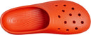 Crocs Unisex Adult Classic Low Profile Lightweight Slip-On Clogs – Lava — 6