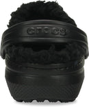 Crocs Kids' Classic Lined Kids Clog – Black/Black — 3
