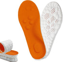 2026 New Steppers Insoles for Men & Women,4D Cloud Massage Memory Foam Insoles with Arch Support for All-Day Comfort(Orange, Men 8 / Women 9) — 1