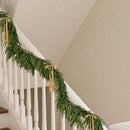 2 Pcs 6 Ft Christmas Norfolk Pine Garland with Lights for Mantle — 5