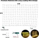 Led Net Lights Christmas Lights Outdoor 200Led 9 ftx 6ft Upgraded WarmWhite Christmas Net Lighting, Waterproof 5mm LED Wide Angle Outdoor Indoor Mesh Net Light for Trees, Bushes, Shrubs Decorations — 7