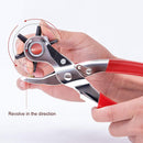 Hole Punch, NEU MASTER Heavy Duty Leather Hole Puncher for Belts, Watch Bands, Straps, Dog Collars, Saddles, Shoes, Fabric, DIY Home or Craft Projects | 5/64" to 3/16" (2.0mm to 4.8mm) — 2