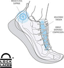 Lock Laces | Elastic No Tie Shoelaces | Solid White — 7