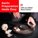 Kuhn Rikon Epicurean Garlic Press, Stainless Steel, 6.5 x 1 x 1.5 inches, Silver — 6