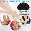 Shoe Heel Inserts, 8 Pcs Mesh Self-Adhesive Heel Cushion Pads for Back of Heel, Heel Cushion Inserts Prevent Shoes Too Big for Women Men, Black — 6