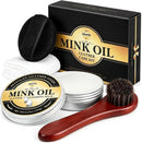 4 in 1 Mink Oil Kit, 3.52 oz Leather Conditioner and Cleaner for Shoes Boot — 1