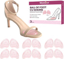 Foot Pads for Heels (6 Pairs): Ball of Foot Cushion for Women, Anti-Slip Metatarsal Pads for Pain Relief, Gel Forefoot Cushions for High Heels 1