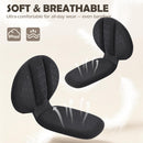 BlingKingdom 2 Pairs Self-Adhesive Heel Cushion Pads for Shoe, Heel Grips — 5