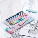 Four Candies Pastel Mechanical Pencil Set with Case, 6-Pack | 0.5mm + 0.7mm + 0.9mm — 4