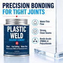 Berkland Plastic Weld Acrylic Cement 3, 6 oz for Clean Acrylic Bonds — 2