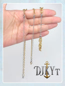 Necklace Extenders for Women and Magnetic Necklace Clasp, Gold and Silver Chain Extender for Jewelry Bracelet Anklet — 5