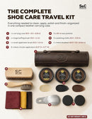 Stone and Clark Compact Travel Size Leather Shoe Shine Kit for Men & Women | Dark Brown — 2