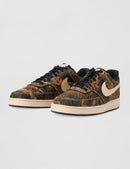 Nike Men's Court Vision Low Shoes - Multi-color/Rattan-rattan-black (Real Tree) — 6