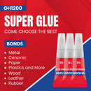 GH1200-1 Gram (Pack of 48) Single-Use Super Glue All Purpose, Super Fast, Thick & Strong Adhesive Superglue,… — 2
