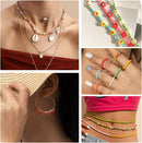 TEXGIZRLY 3mm Seed Beads for Jewelry Making Bracelet Making Kit Adults — 6