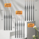 Golden Maple Miniature Paint Brushes, 15PC Model Brushes Micro Detail Paint Brush Set, Fine Detailing for Acrylics, Oils, Watercolors & Paint by Number, Figurine (Grey) | Gray — 6