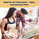 10-Pack 8x10 Stretched Canvas 100% Cotton for Acrylic & Oil | 10PK - 8"x10" — 5