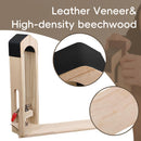 Leather Stitching Pony, 360° Rotation Wood Sewing Pony Horse Clamp for DIY Hand Leathercraft Sewing — 5