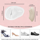 6 Pairs Heel Pads for Women - Non-Slip & Pain-Relief, Breathable Heel Grips & Cushioned Inserts for Loose Shoes/High Heels/Boots, Fits Most Footwear — 5