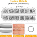 Anezus 1200PCS Jump Rings for Jewelry Making Kit, Jump Rings and Necklace Clasps with Jump Ring Pliers Tools for… — 5