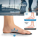 4D Cloud Steppers Insoles for Men Women Memory Foam Arch Support Inserts - Black — 3
