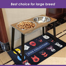 Elevated Dog Bowls for X-Large Dogs with Spill Proof Mat 2 X-Large 3000ML(13CUPS) Stainless Steel Dog Bowls, 16.5" Tall Raised Dog Bowl Stand,Dog Food & Water Bowls for Large, Extra Large Dogs — 4