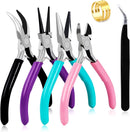 URSKYTOUS 4Pcs Jewelry Pliers Set Jewelry Making Pliers Tools Kit Include Jewelry Making Needle Nose Chain Nose… — 1